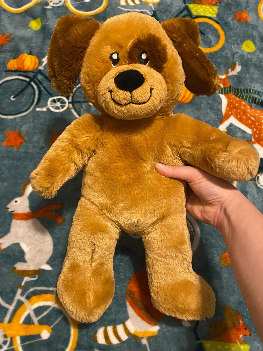 Retired Brown “Lil Pup” Build-A-Bear Plush w/ Working Bark Sound in Paw